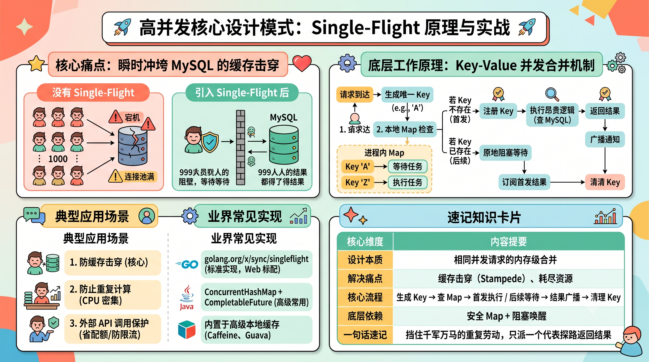 高并发核心设计模式:Single-Flight 原理与实战